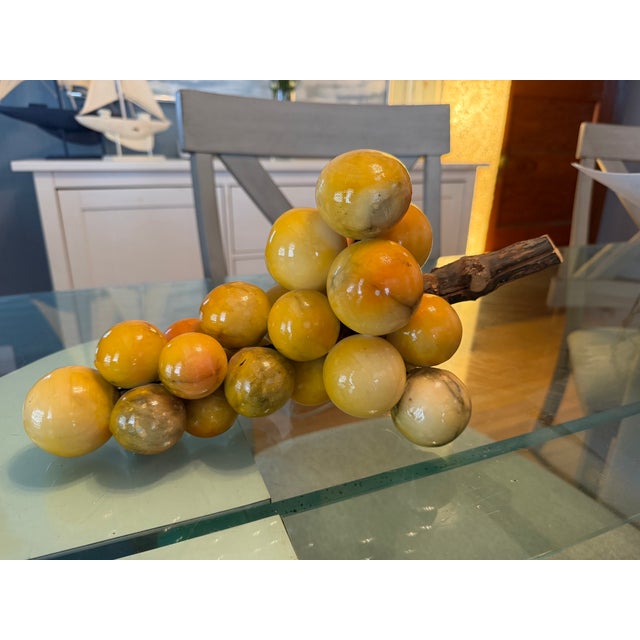 Italian Mid 20th Century Italian Alabaster Grapes For Sale - Image 3 of 4