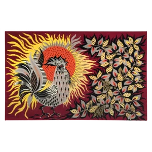 Vintage French Modern Needlepoint Tapestry
