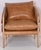 Hadlow Brown Leather Accent Chair by Loomlan For Sale - Image 4 of 7