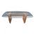 1970s Danish Modern Teak Glass Top Dining Table by Gustav Gaarde for Trekanten Denmark For Sale