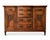 A beautifully proportioned English Edwardian walnut sideboard dating from the early twentieth century, combining elegant...