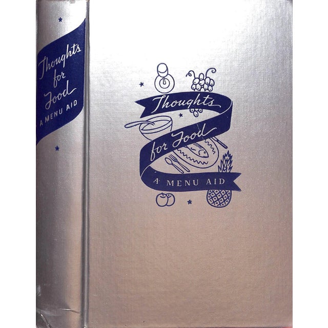 "Thoughts for Food: A Menu Aid" 1941 For Sale