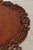 English Vintage Revolving Mahogany Pie Crust Tilt Top Table For Sale - Image 15 of 18