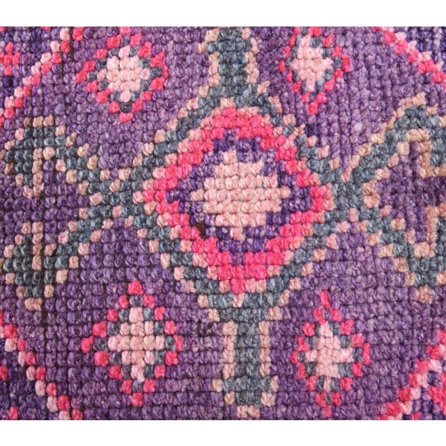 1970s 1970s Turkish Handmade Wool Runner Rug For Sale - Image 5 of 8