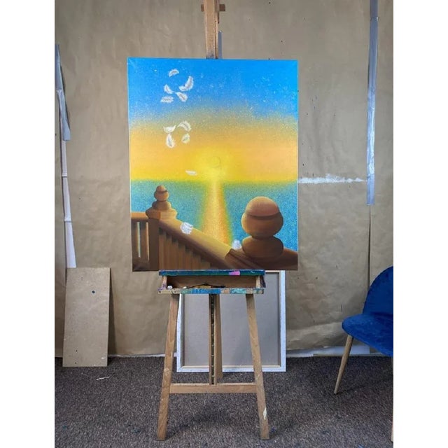 Marta Rynkiewicz, Icarus, 2023, Acrylic on Canvas For Sale - Image 3 of 9