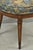 Mid 20th Century Vintage French Regency Style Carved Walnut Drape Back Dining Side Chair Set of 4 For Sale - Image 5 of 15