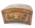 Vintage Hand Painted Leather Box For Sale - Image 9 of 12