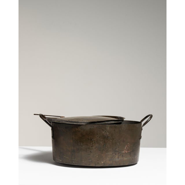 Metal 19th Century France Chocolate Metal Serving Piece For Sale - Image 7 of 15