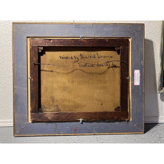 Attr. To John O’Brien Inman (1828–1896) — Antique 1864 American Child Portrait For Sale - Image 9 of 12