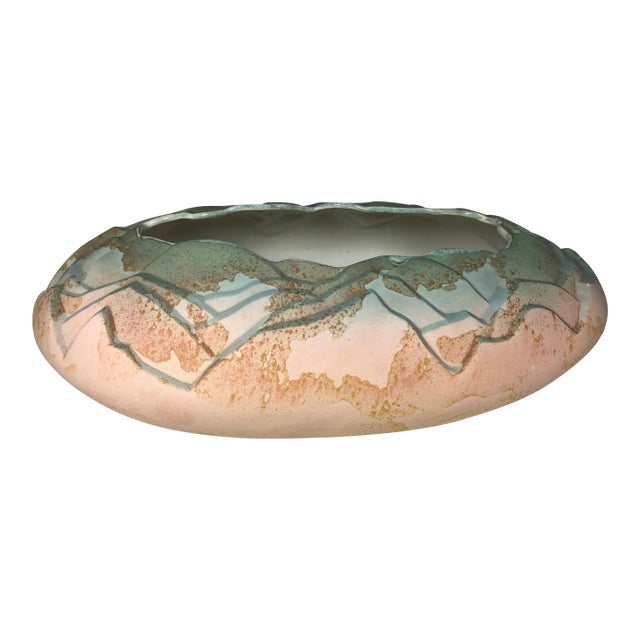 Mid 20th Century Tony Evans Hand Sculpted Vessel Earth Tones Signed No. 30 For Sale