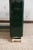 1970s Green Lacquered Console Table with Leather Top and Brass Details, 1970s For Sale - Image 5 of 8