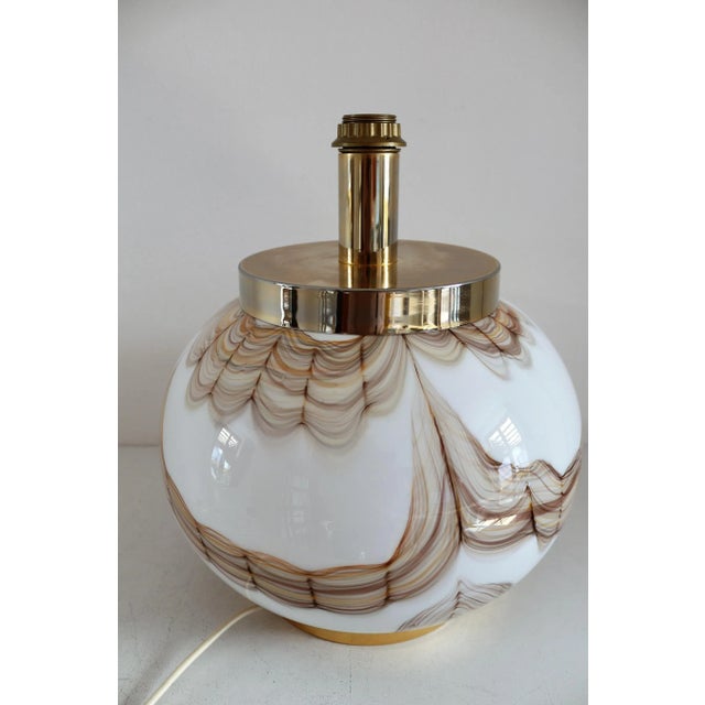 Italian Murano Glass Table Lamp, 1970s For Sale - Image 13 of 16