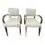 1940s Custom Upholstered Bridge Chairs - Set of 2 For Sale