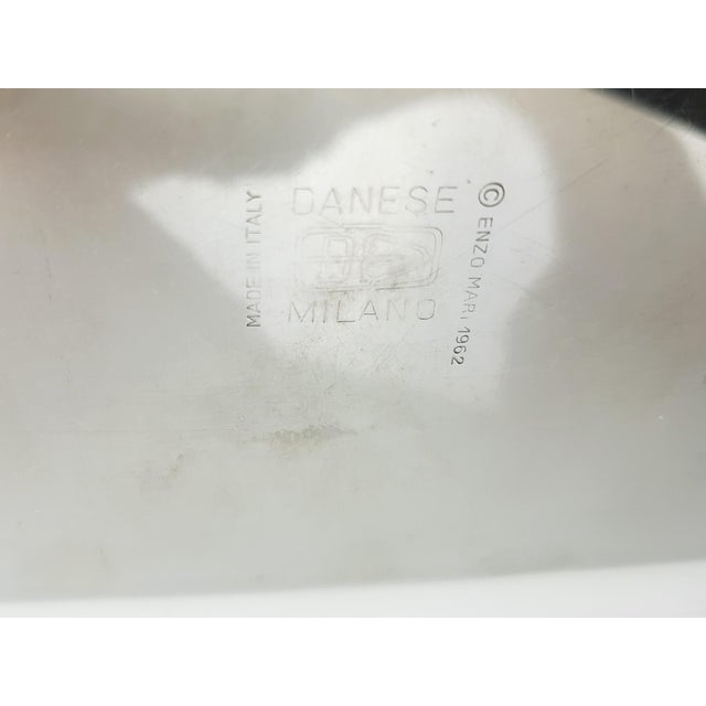 Steel Model 3054a Desk Organizer by E. Mari for Danese Milano, 1964 For Sale - Image 3 of 11