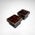 1980s Coffee and Side Tables in Burl Wood and Acrylic Glass by Eric Maville for Jean-Claude Mahey, France, 1980s, Set of 3 For Sale - Image 5 of 10