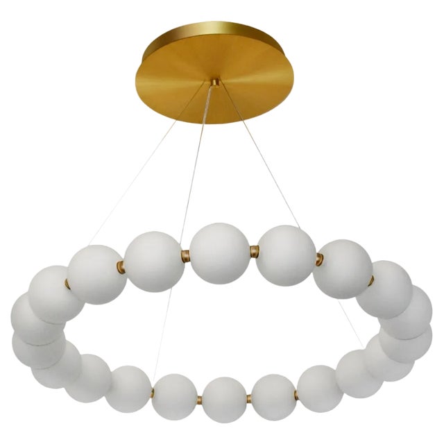 Large Ronde De Perles Chandelier by Ludovic Clément D’armont For Sale