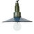 Industrial Blue Enamel Military Pendant Lamp with Cast Aluminium Top, 1960s For Sale
