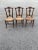 Vintage French Style Cane Chairs - Set of 3 For Sale - Image 10 of 10