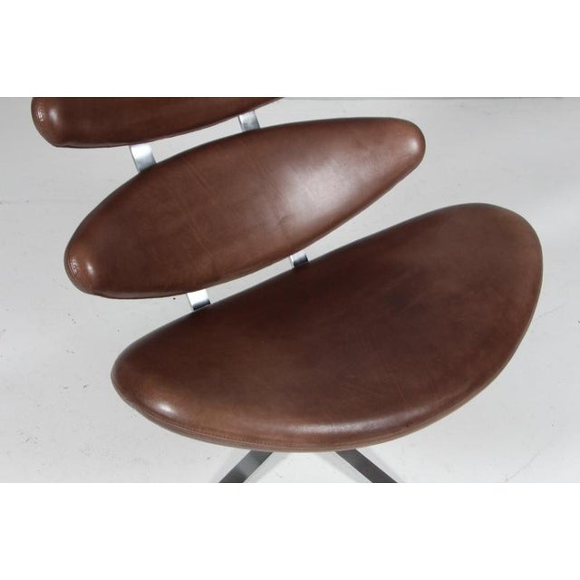 Set of Lounge Chair and Ottoman by Poul M. Volther For Sale - Image 9 of 13