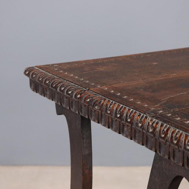 Small Walnut Refectory Table For Sale - Image 3 of 10