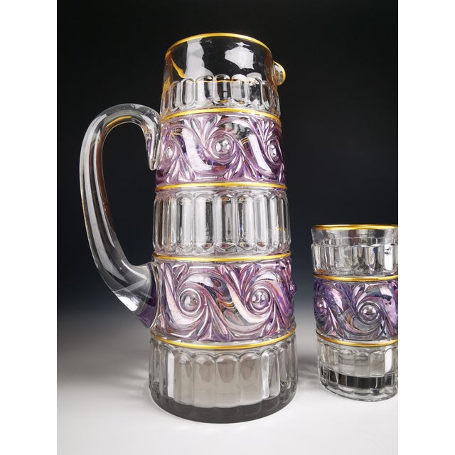Russian Pattern Orangeade Service from Baccarat, 1890s, Set of 8 For Sale - Image 10 of 14
