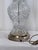 1930s Vintage Hollywood Regency Imperlux West Germany 24% Crystal Lead Lamp For Sale - Image 5 of 9