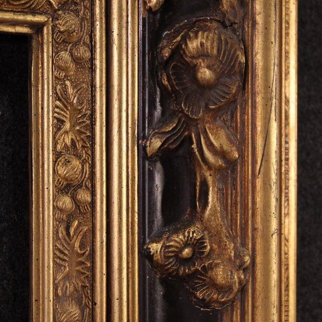 Large Vintage Lacquered and Gilded Frame, 1990 For Sale - Image 6 of 16