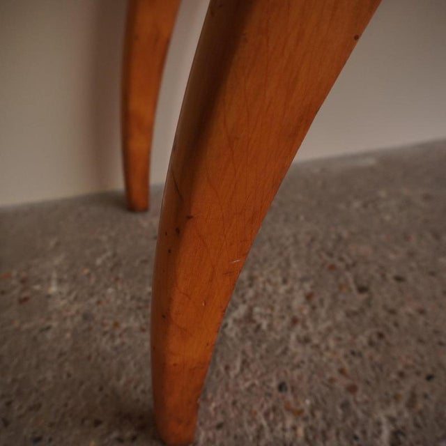 2000 - 2009 Sculptural Walnut Console Table For Sale - Image 5 of 15