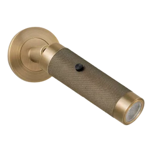 Golden Bronze Led Knurl Reading Light