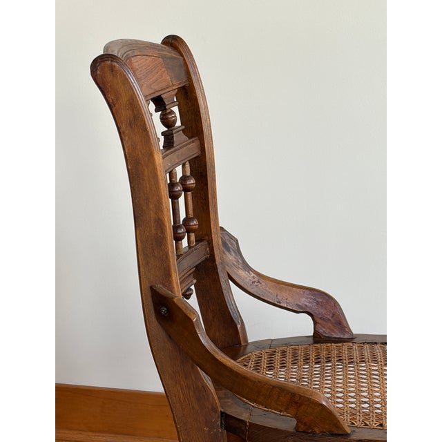 Victorian Eastlake Cane Seat Chairs - A Pair For Sale - Image 9 of 14