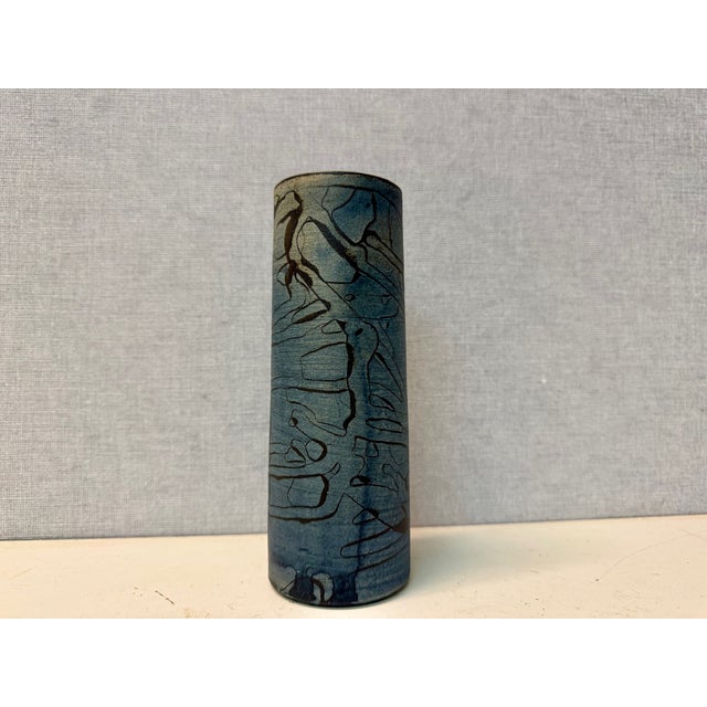 Ceramic Vintage Studio Ceramic Vase by Gerhard Liebenthron, 1982 For Sale - Image 7 of 11
