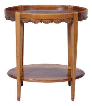 Art Deco French Walnut Side Table, 1925