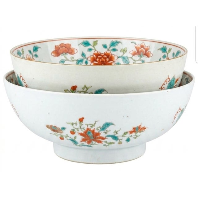 Red 18th Century Chinese Export Famille Rose "Judgement of Paris" Punchbowl For Sale - Image 8 of 8