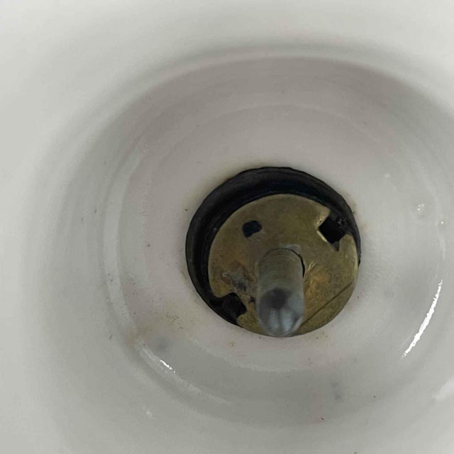 Ceramic Blue and Gilt Candlesticks from Meissen, 19th Century, Set of 2 For Sale - Image 7 of 8