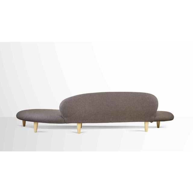 Freeform Sofa in Wood and Fabric by Isamu Noguchi for Vitra, Germany, 2002 For Sale - Image 6 of 8