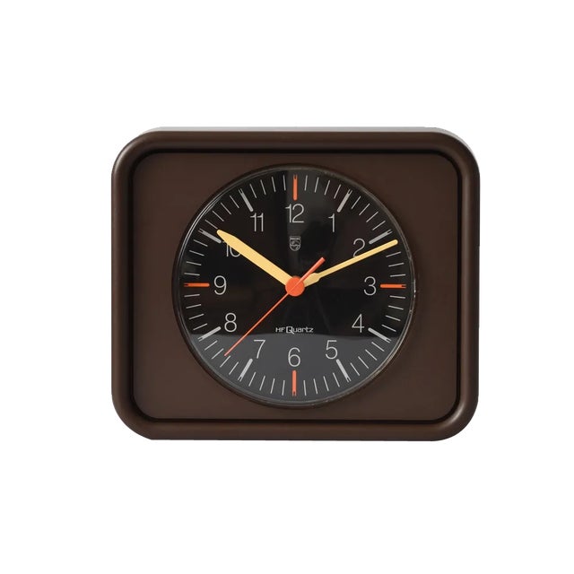 Vintage Wall Clock by Philips, 1970s For Sale