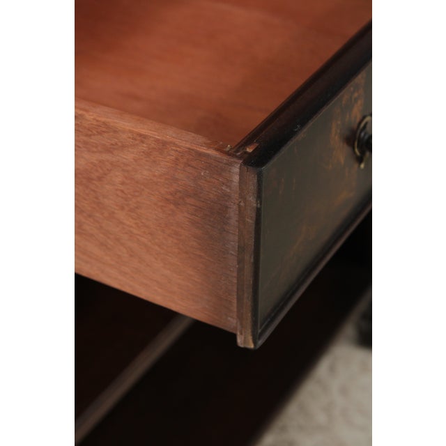 Wood Pair Knob Creek Walnut Mahogany Open Bookcase For Sale - Image 7 of 16