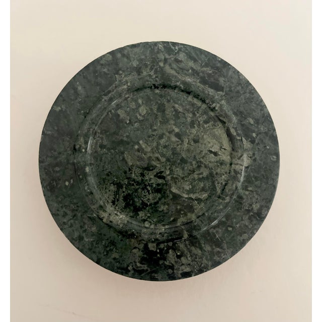 Traditional Green Marble Ashtray For Sale - Image 3 of 3