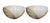 A sophisticated pair of Italian Mid-Century Modern wall sconces, circa 1960s, distinguished by their sculptural half-moon...