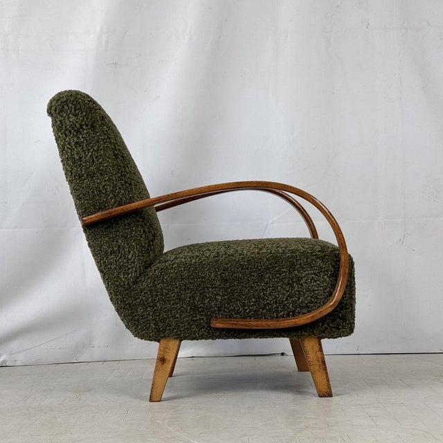 H-410 Armchair by Jindřich Halabala for Up Závody, 1930s For Sale - Image 4 of 7