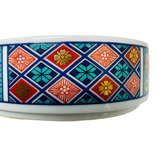 Red 1980s Toscany Collection Japan Imari Style Porcelain Stacking Bento Trinket Box - 3 Piece Set For Sale - Image 8 of 13