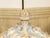 19th Century Italian Painted and Parcel Gilt Tôle Bed Corona with Foliage Motif and Finial For Sale - Image 9 of 10