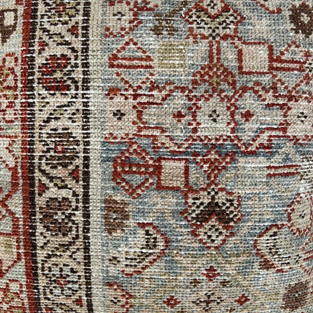 Rustic Vintage Turkish Rug Pillow For Sale - Image 3 of 6