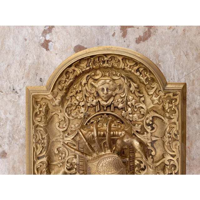 Circa 1880 Bronze Inkwell With Crab Finial, France For Sale - Image 12 of 13