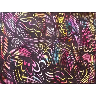 Dorothy Gillespie, Veiled Series LX , Abstract Expressionist Organic Drawing Watercolor Painting, 2004 For Sale