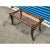 2000 - 2009 Mid Century Modern Walnut Klismos Ottomans. - Pair For Sale - Image 5 of 6