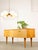 Vintage Italian Six-Arm Sputnik Chandelier with Opaline Shades For Sale - Image 5 of 18