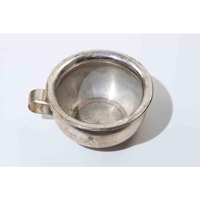 Italian Silver-Plated Chamber Pot or Cachepot by Fornari Roma, 1950s For Sale - Image 4 of 6