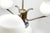 Art Deco Chandelier with Glass Globes, Czechoslovakia, 1950s For Sale - Image 4 of 18