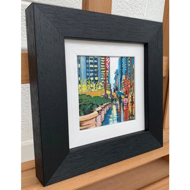 2010s Miniature Painting Radio City Music Hall New York City by British Urban Artist For Sale - Image 5 of 13